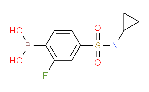 (4-(N-cyclopropylsulfamoyl)-2-fluorophenyl)boronic acid