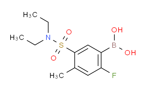 (5-(N,n-diethylsulfamoyl)-2-fluoro-4-methylphenyl)boronic acid