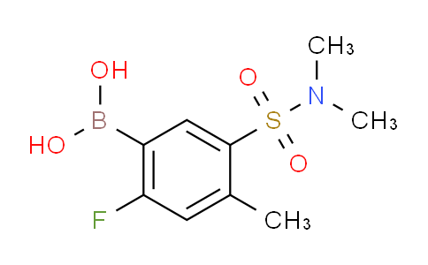 (5-(N,n-dimethylsulfamoyl)-2-fluoro-4-methylphenyl)boronic acid
