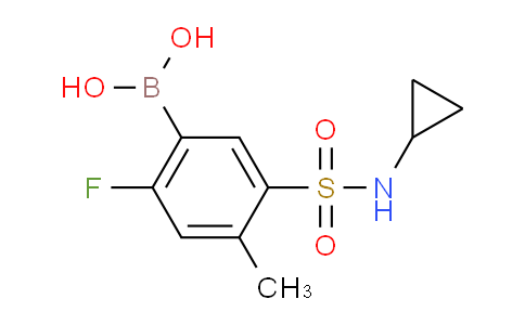 (5-(N-CYCLOPROPYLSULFAMOYL)-2-FLUORO-4-METHYLPHENYL)BORONIC ACID