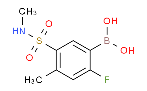 (2-Fluoro-4-methyl-5-(n-methylsulfamoyl)phenyl)boronic acid