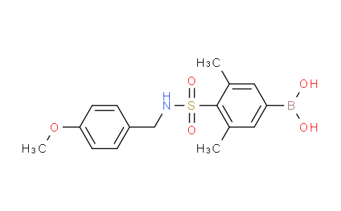(4-(N-(4-methoxybenzyl)sulfamoyl)-3,5-dimethylphenyl)boronic acid