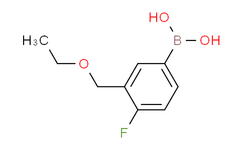 (3-(Ethoxymethyl)-4-fluorophenyl)boronic acid