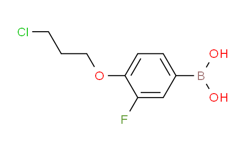 (4-(3-Chloropropoxy)-3-fluorophenyl)boronic acid