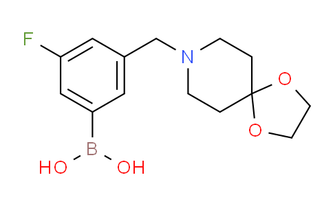(3-(1,4-Dioxa-8-azaspiro[4.5]decan-8-ylmethyl)-5-fluorophenyl)boronic acid