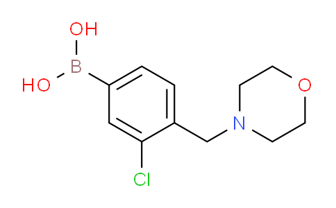 (3-Chloro-4-(morpholinomethyl)phenyl)boronic acid