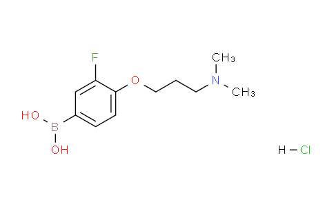 BP28769 | 1704080-71-6 | (4-(3-(Dimethylamino)propoxy)-3-fluorophenyl)boronic acid hydrochloride