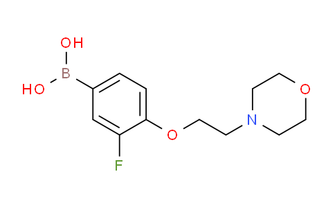 (3-Fluoro-4-(2-morpholinoethoxy)phenyl)boronic acid