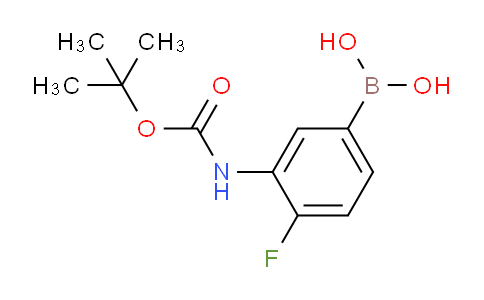 (3-((Tert-butoxycarbonyl)amino)-4-fluorophenyl)boronic acid