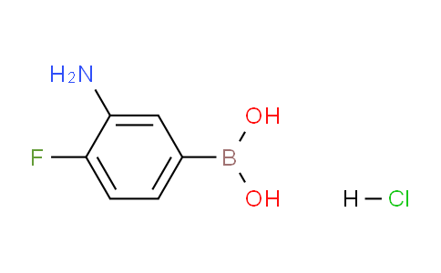 (3-Amino-4-fluorophenyl)boronic acid hydrochloride