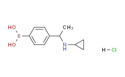 (4-(1-(Cyclopropylamino)ethyl)phenyl)boronic acid hydrochloride