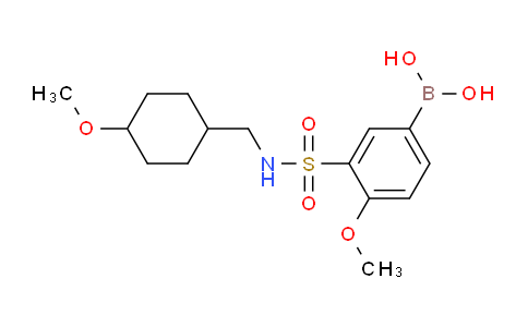 (4-Methoxy-3-(n-((4-methoxycyclohexyl)methyl)sulfamoyl)phenyl)boronic acid