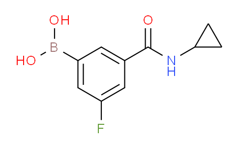 3-(Cyclopropylcarbamoyl)-5-fluorophenylboronic acid