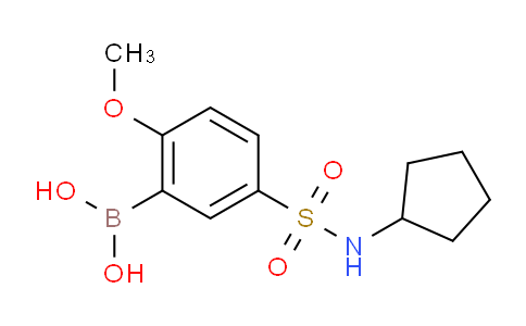 (5-(N-cyclopentylsulfamoyl)-2-methoxyphenyl)boronic acid