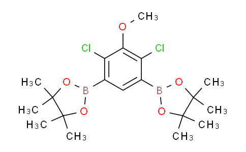 BP28850 | 1221589-79-2 | (4,6-Dichloro-5-methoxy-1,3-phenylene)diboronic acid pinacol ester