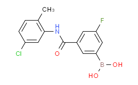 BP28858 | 2096338-21-3 | (3-((5-CHLORO-2-METHYLPHENYL)CARBAMOYL)-5-FLUOROPHENYL)BORONIC ACID