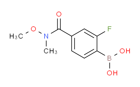 2-Fluoro-4-(methoxy(methyl)carbamoyl)phenylboronic acid