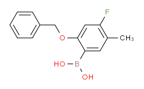 2-(Benzyloxy)-4-fluoro-5-methylphenylboronic acid