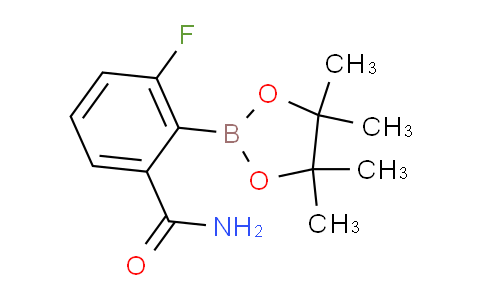 2-Carbamoyl-6-fluorophenylboronic acid pinacol ester