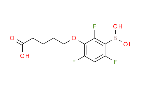 3-(4-Carboxybutoxy)-2,4,6-trifluorophenylboronic acid