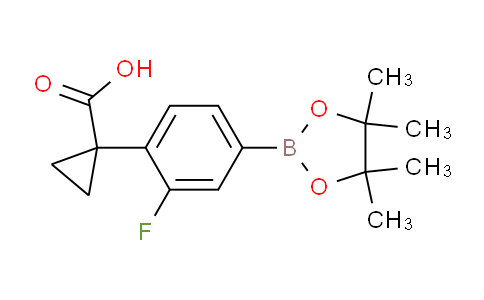 4-(1-Carboxycyclopropyl)-3-fluorophenylboronic acid pinacol ester