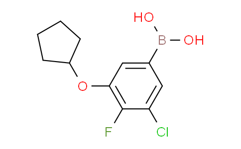 3-Chloro-5-(cyclopentyloxy)-4-fluorophenylboronic acid