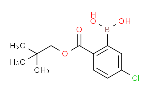 (5-Chloro-2-[(2,2-dimethylpropoxy)carbonyl]phenyl)boronic acid