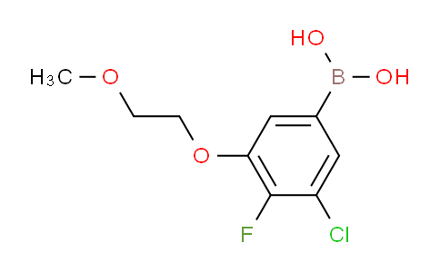 3-Chloro-4-fluoro-5-(2-methoxyethoxy)phenylboronic acid