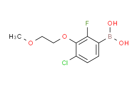 BP29090 | 1256346-26-5 | 4-Chloro-2-fluoro-3-(2-methoxyethoxy)phenylboronic acid