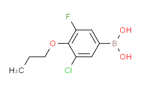 3-Chloro-5-fluoro-4-propoxyphenylboronic acid