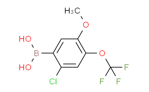 [2-Chloro-5-methoxy-4-(trifluoromethoxy)phenyl]boronic acid