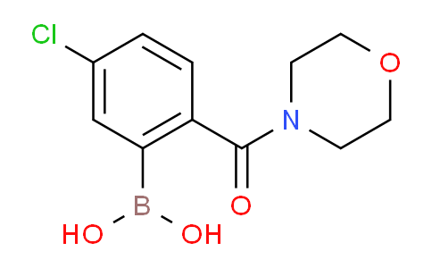 5-Chloro-2-(morpholine-4-carbonyl)phenylboronic acid