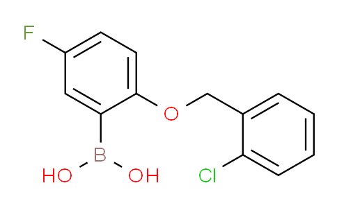2-(2-Chlorophenylmethoxy)-5-fluorophenylboronic acid