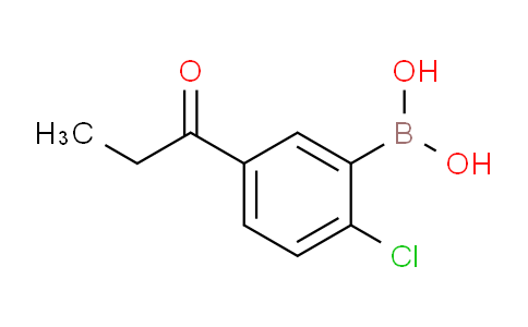 2-Chloro-5-propionylphenylboronic acid