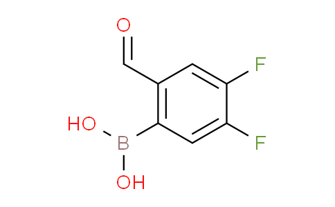 4,5-Difluoro-2-formylphenylboronic acid