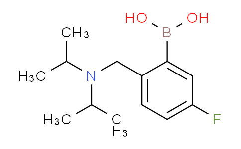 2-((Diisopropylamino)methyl)-5-fluorophenylboronic acid