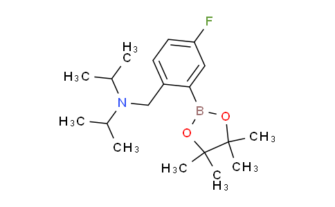 2-(Diisopropylaminomethyl)-5-fluorophenylboronic acid pinacol ester