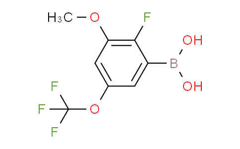 2-Fluoro-3-methoxy-5-(trifluoromethoxy)phenylboronic acid