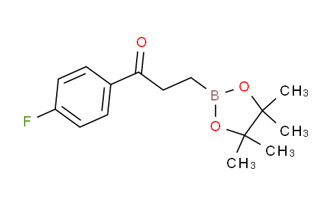 BP29300 | 1648906-43-7 | 2-(4-Fluorophenyl)carbonylethylboronic acid pinacol ester