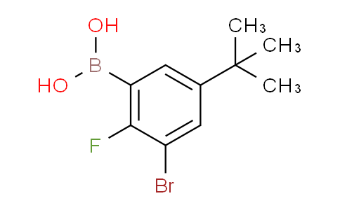 3-Bromo-5-t-butyl-2-fluorophenylboronic acid