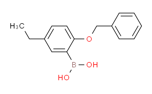 2-(Benzyloxy)-5-ethylphenylboronic acid