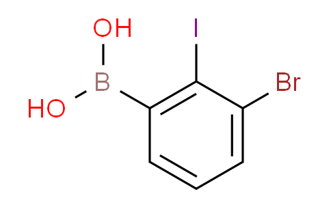 3-Bromo-2-iodophenylboronic acid