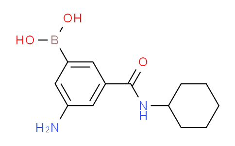 3-Amino-5-(cyclohexylcarbamoyl)phenylboronic acid