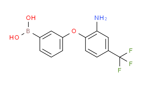 {3-[2-Amino-4-(trifluoromethyl)phenoxy]phenyl}boronic acid