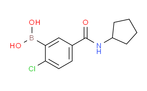 2-Chloro-5-(cyclopentylcarbamoyl)phenylboronic acid