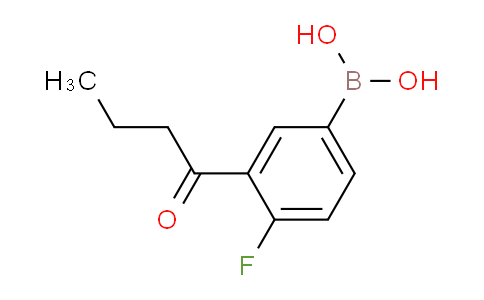 3-Butanoyl-4-fluorophenylboronic acid