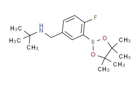 5-(t-Butylaminomethyl)-2-fluorophenylboronic acid pinacol ester