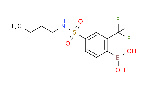 4-(N-Butylsulfamoyl)-2-trifluoromethylphenylboronic acid
