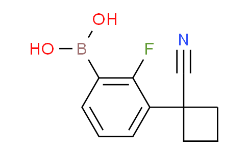 3-(1-Cyanocyclobutyl)-2-fluorophenylboronic acid