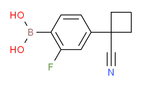4-(1-Cyanocyclobutyl)-2-fluorophenylboronic acid
